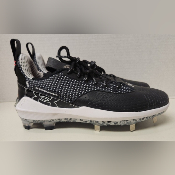 Under Armour Metal Cleats Men's 10 Black Harper 7 Low ST Hovr Hybrid Baseball - Picture 3 of 6